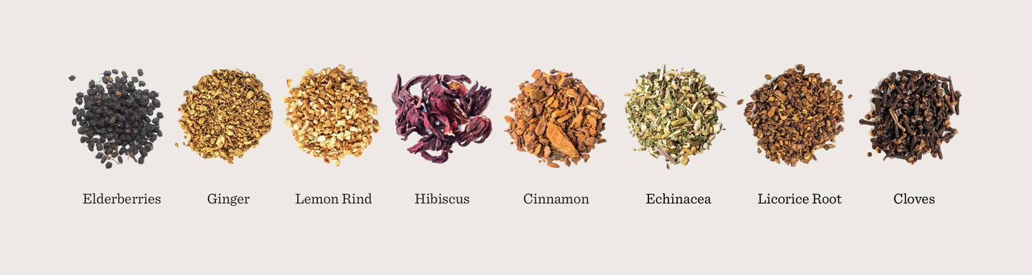 Elderberry Elixir Syrup Mix of Loose Leaf Tea- 15 servings