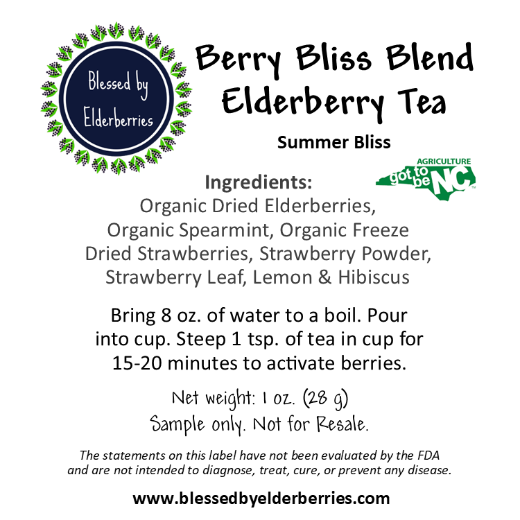 Berry Bliss Elderberry Herbal Tea
