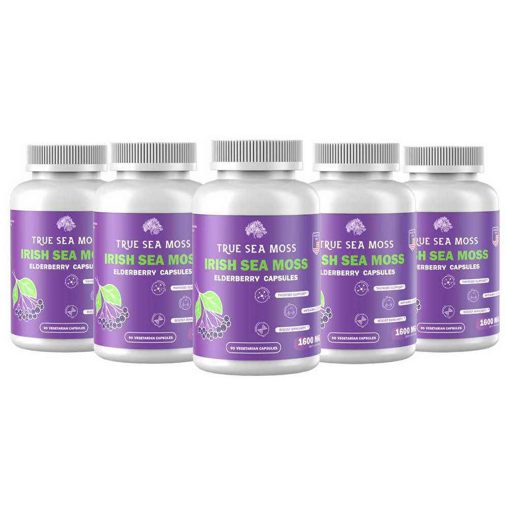 ELDERBERRY NATURAL SEA MOSS CAPSULES