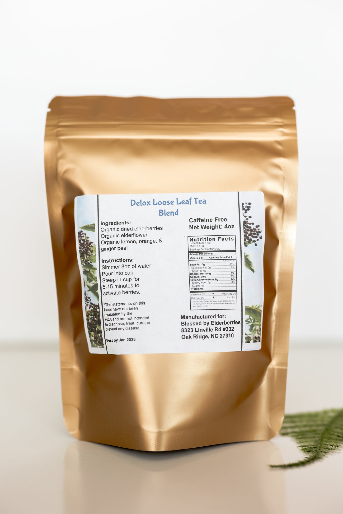 Detox Blend Elderberry Tea