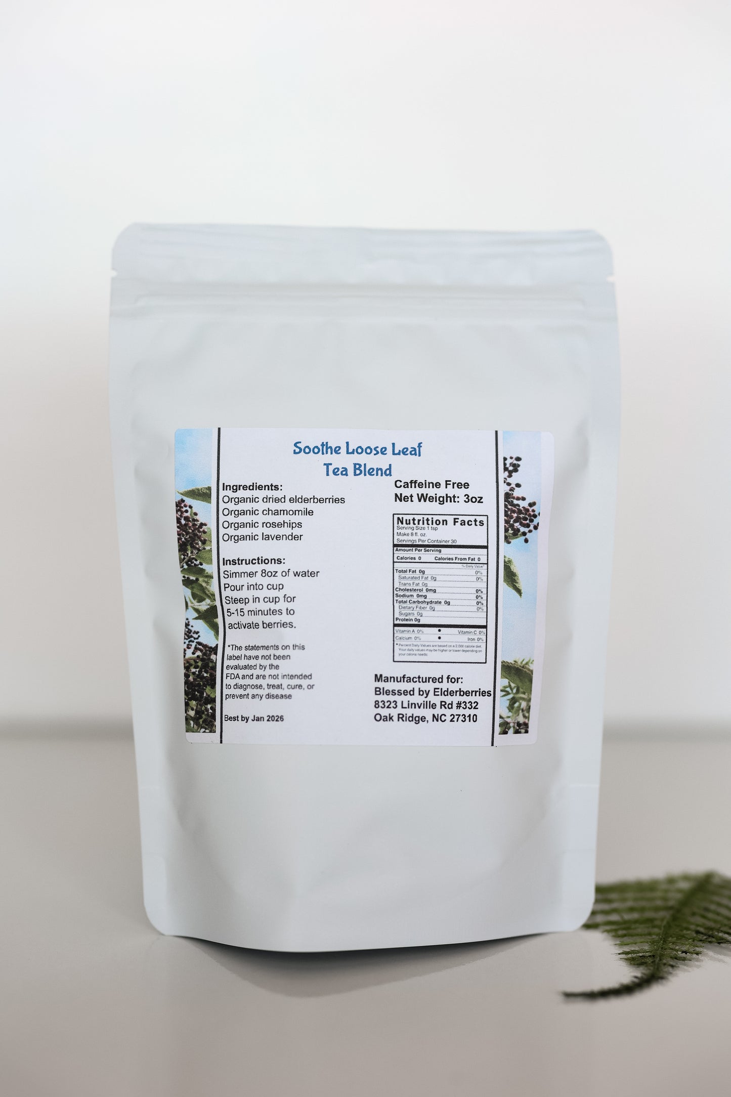 Soothe Blend Elderberry Tea