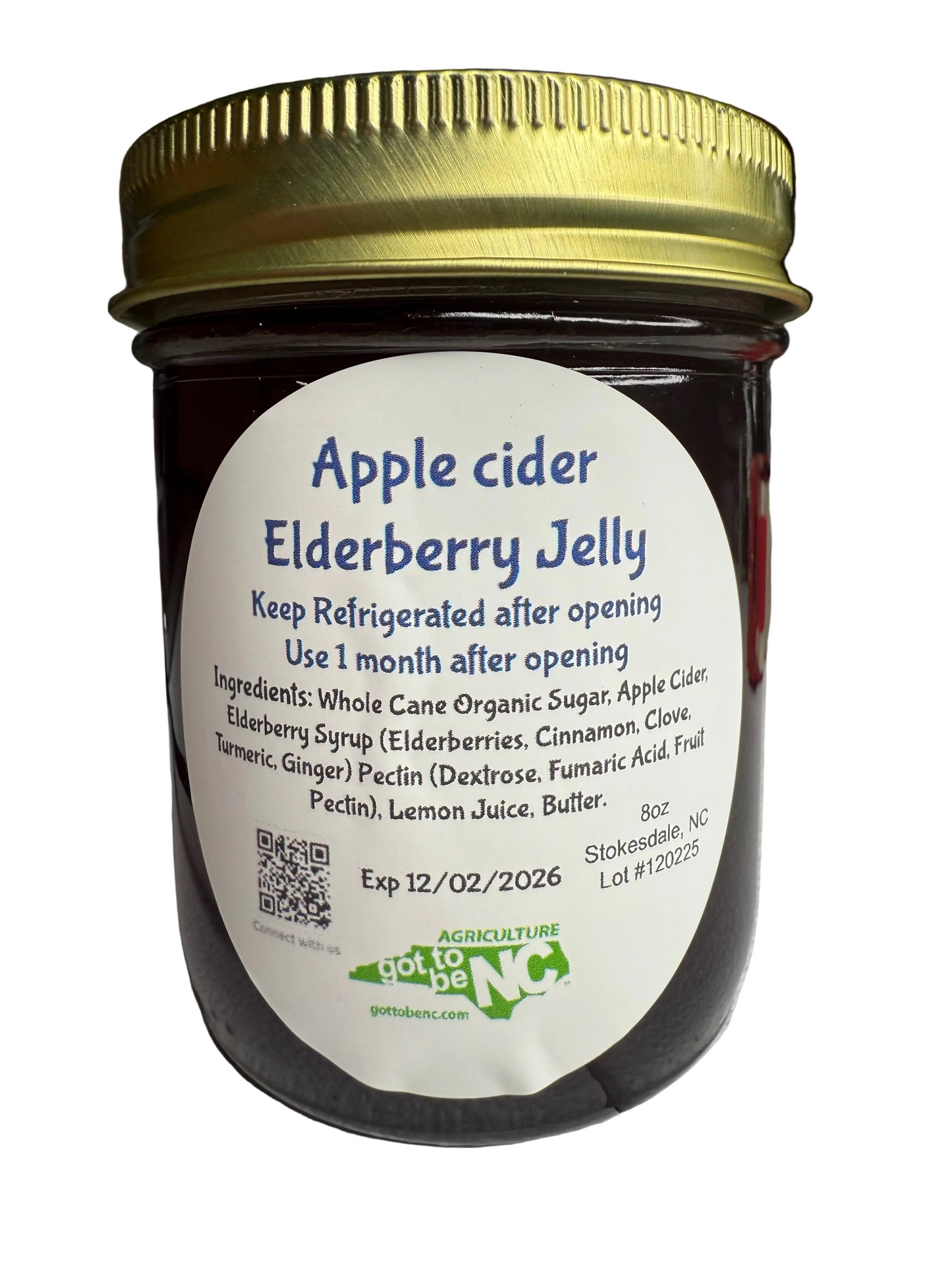 Apple Cider Elderberry Jelly