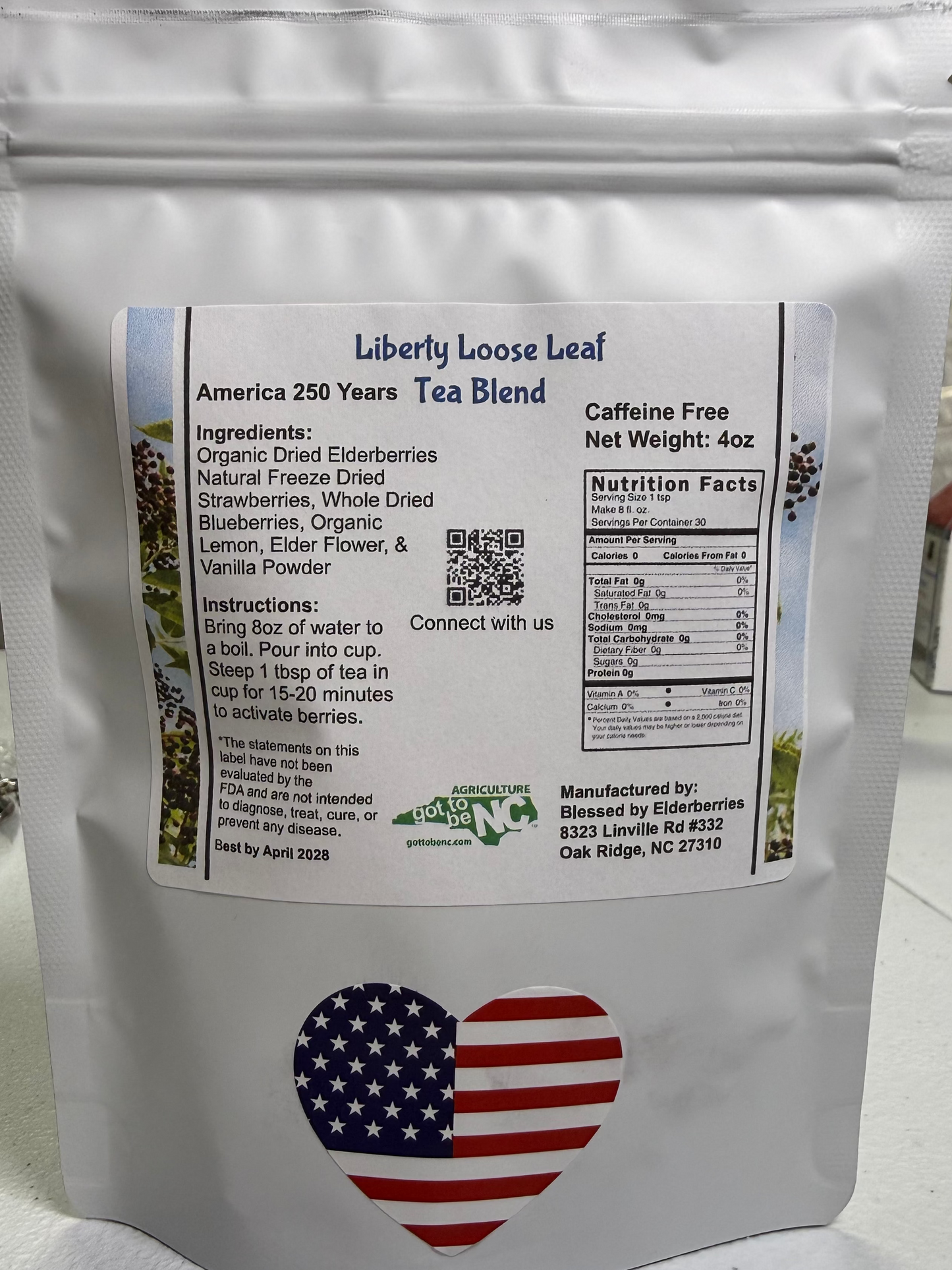 Liberty Blend Elderberry Herbal Tea