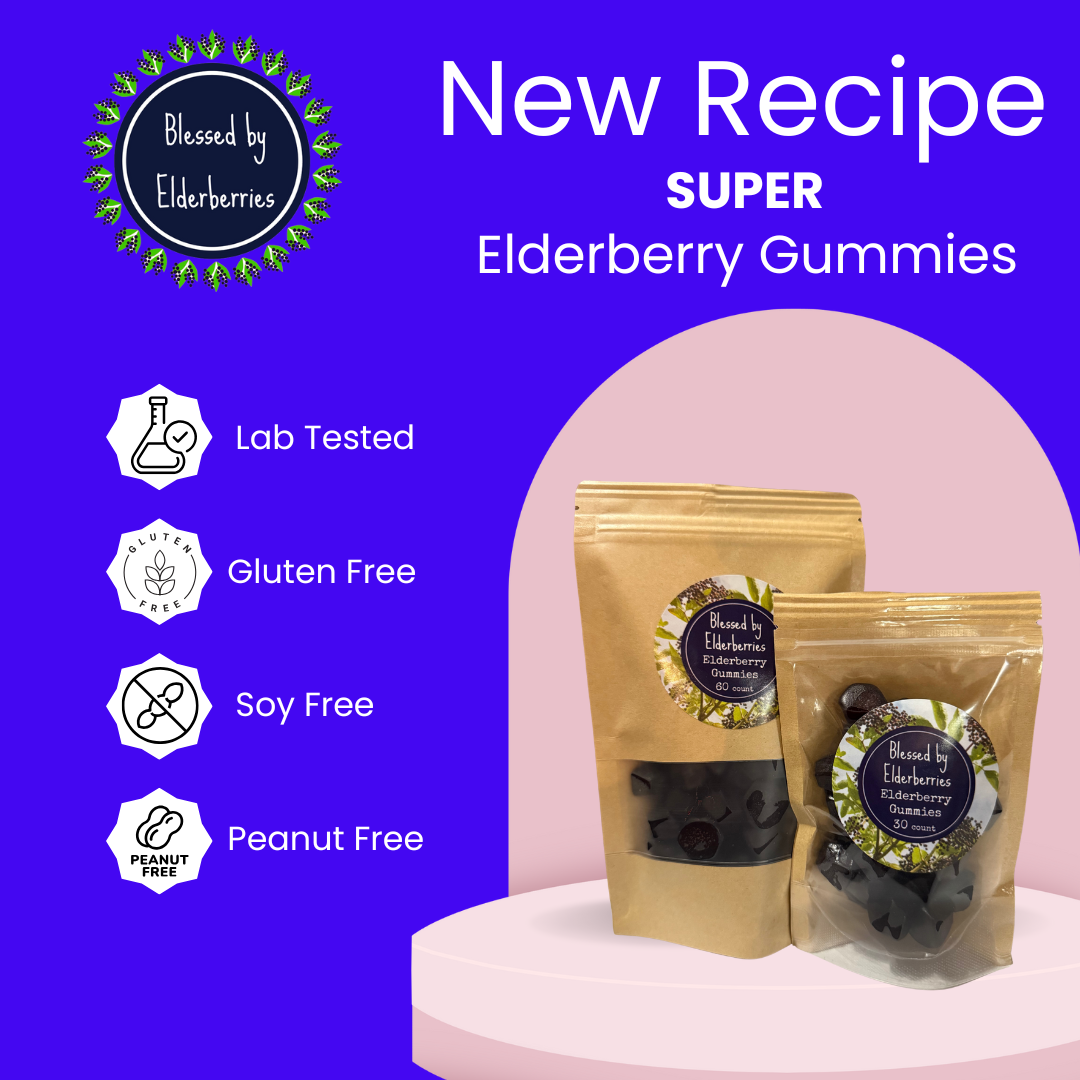 New Recipe - SUPER Elderberry Gummies