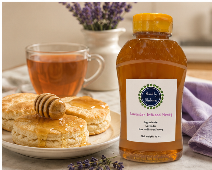 Lavender infused Raw Honey
