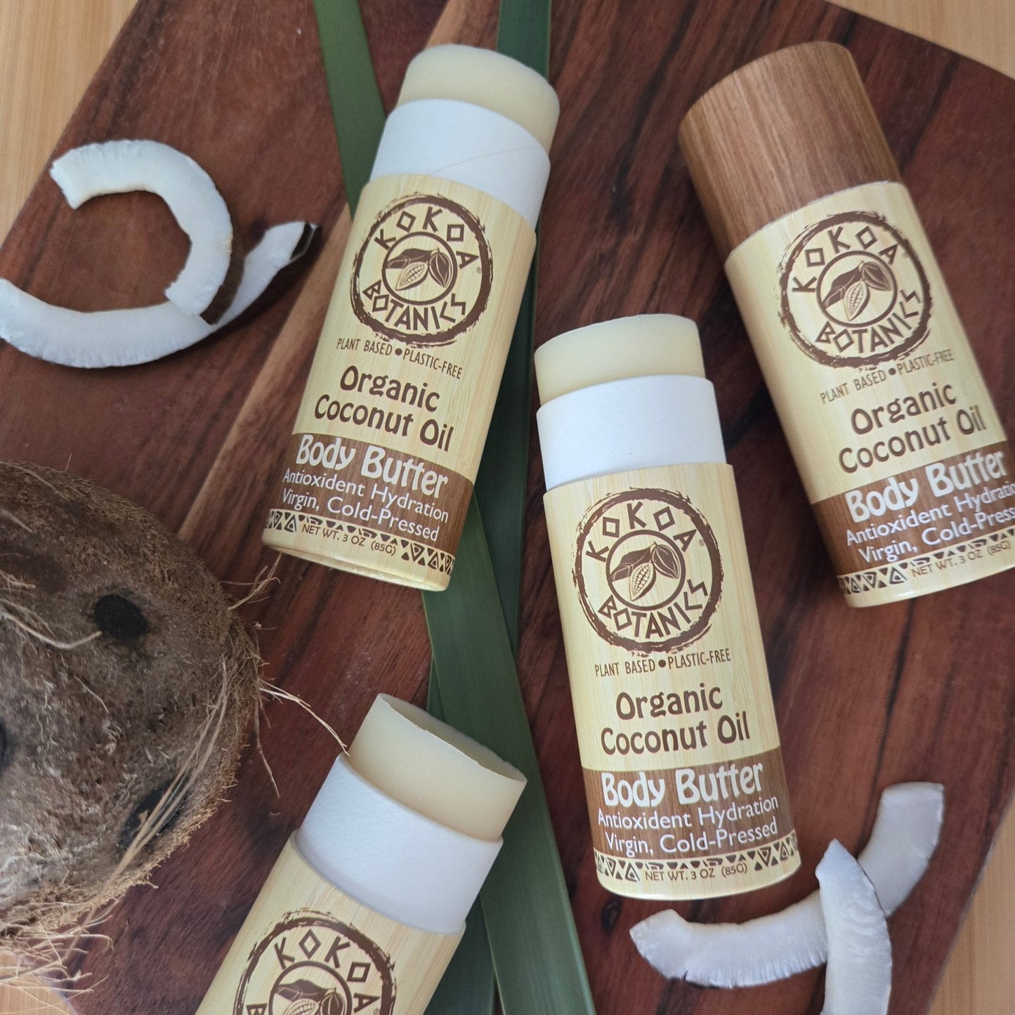 Coconut Oil - Body Butter - Lotion Bar - Organic - 3 oz