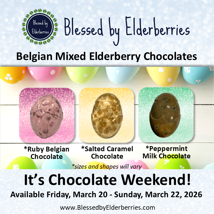 Belgian Mixed Elderberry Chocolates