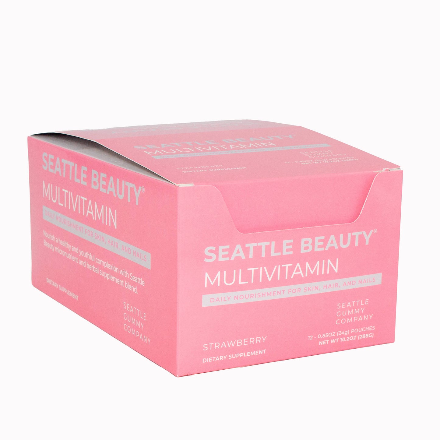 Beauty Gummy Multivitamin with Angelica |12-pack,Strawberry