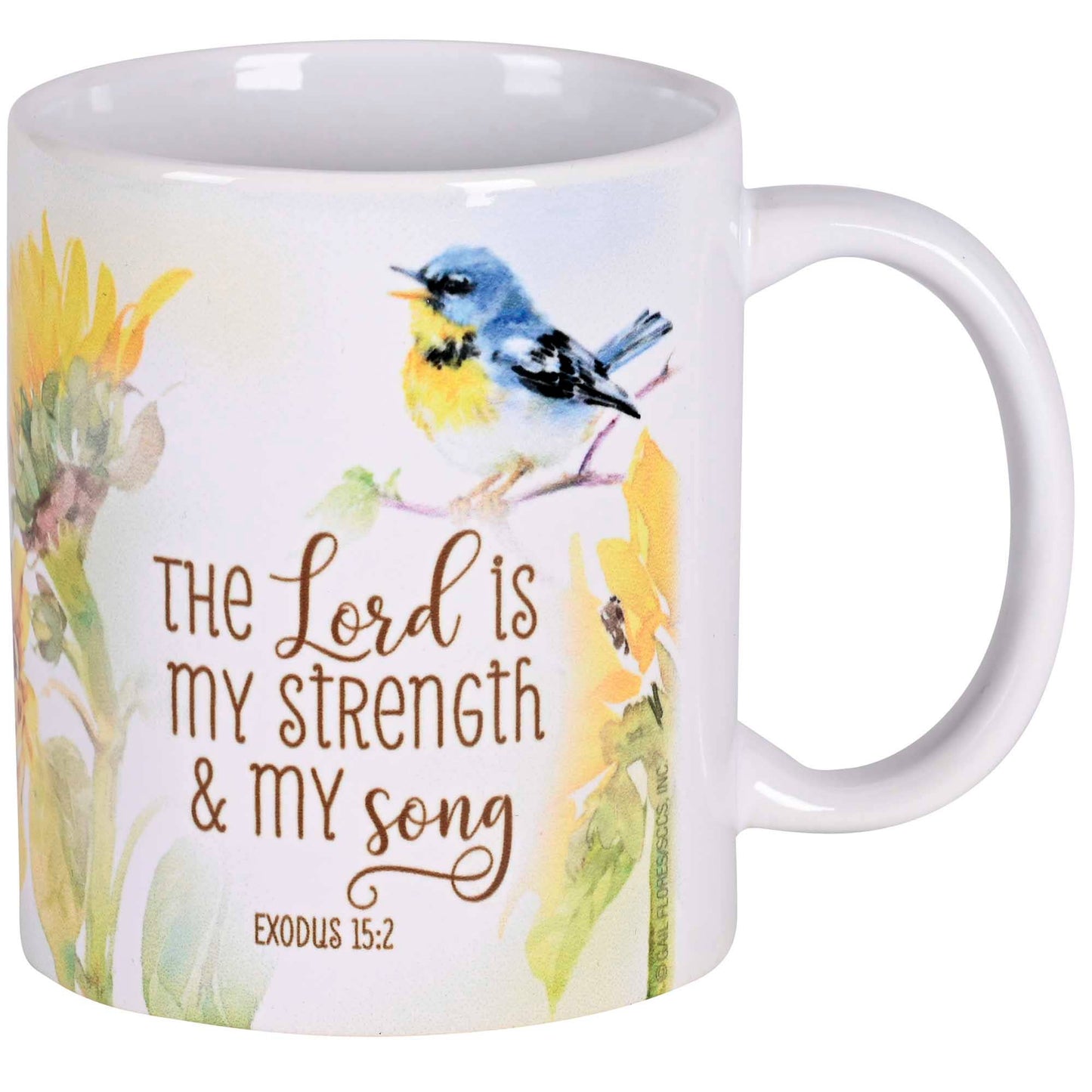 Mug Birds The Lord Is My Strength 11oz