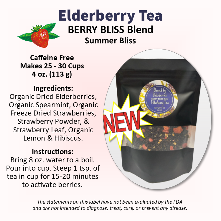 Berry Bliss Elderberry Herbal Tea