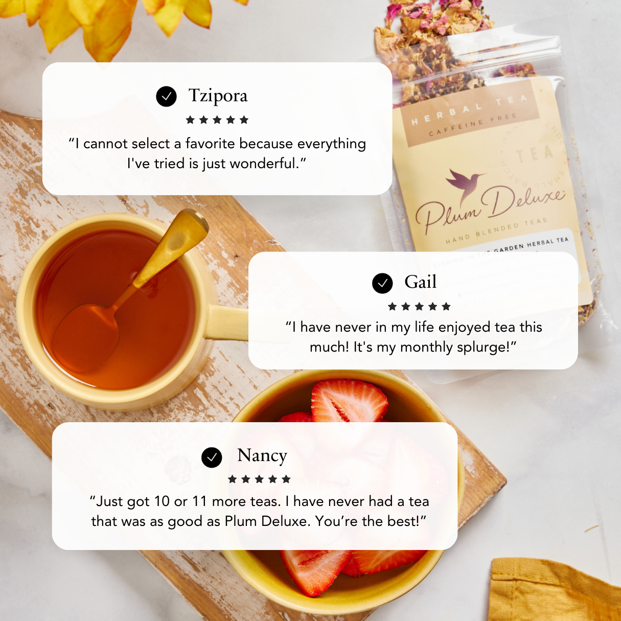 Strawberry Echinacea Immunity Herbal Tea