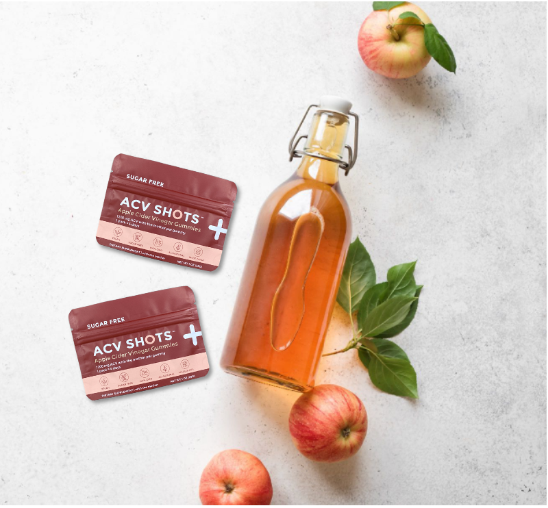 Apple Cider Vinegar Shots SUGAR FREE 48-Servings | 12-Pack