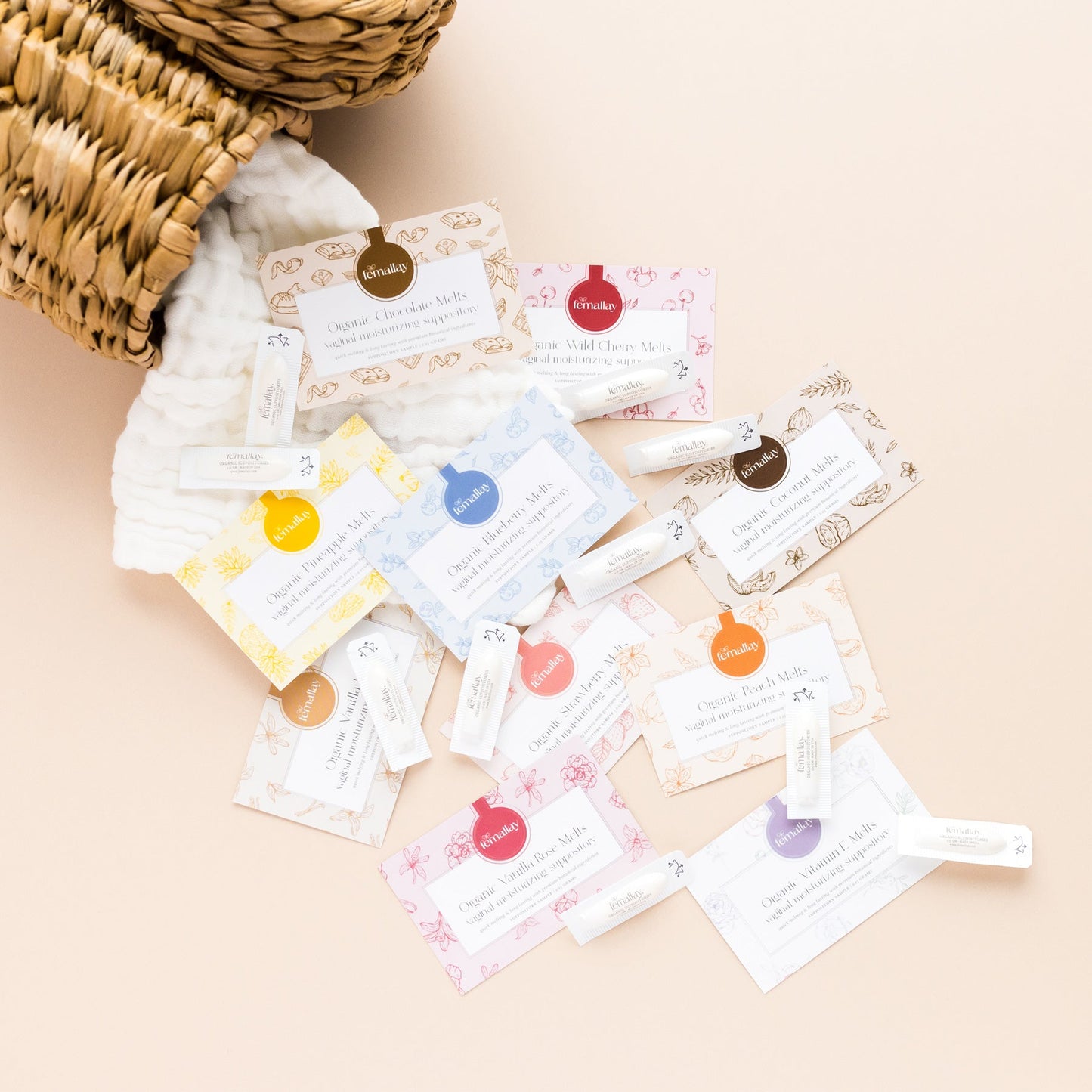 10 Moisturizing Suppository Melts Sample Bundle