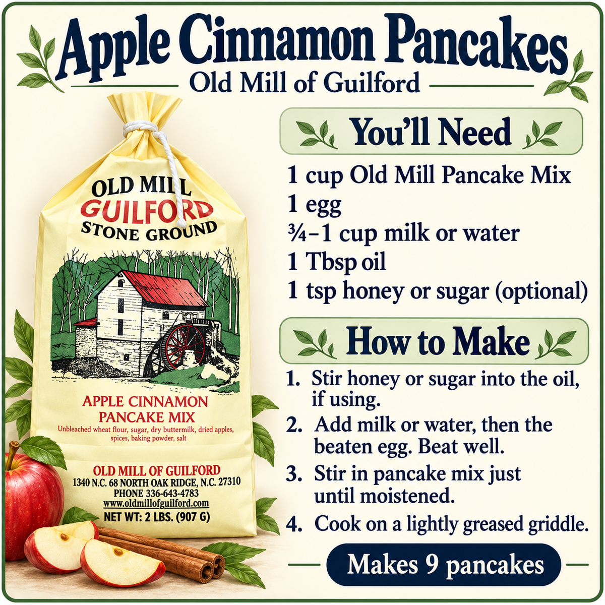 The Apple of My Pie — Pancake, Apple Butter & Tea Bundle