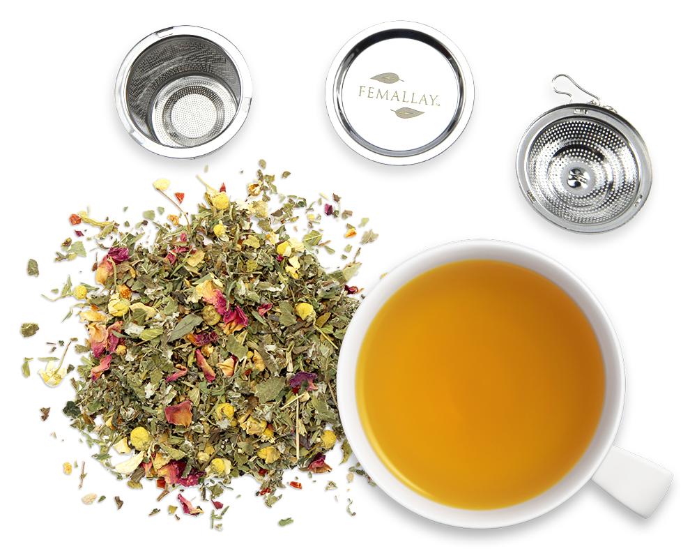 Premium Stainless Steel Loose Leaf Tea Infuser with Tray