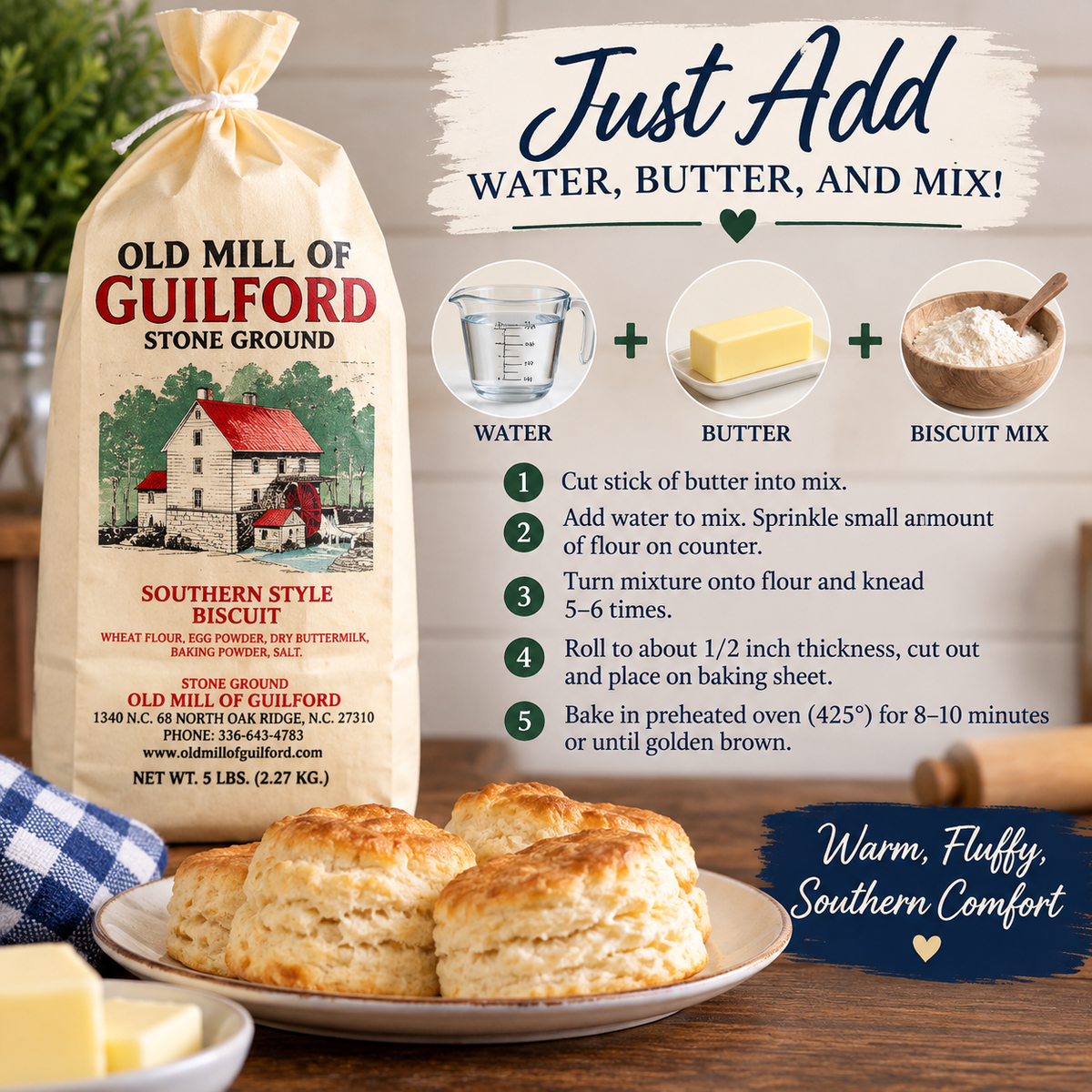 Old Mill of Guilford Southern Style Biscuit Mix