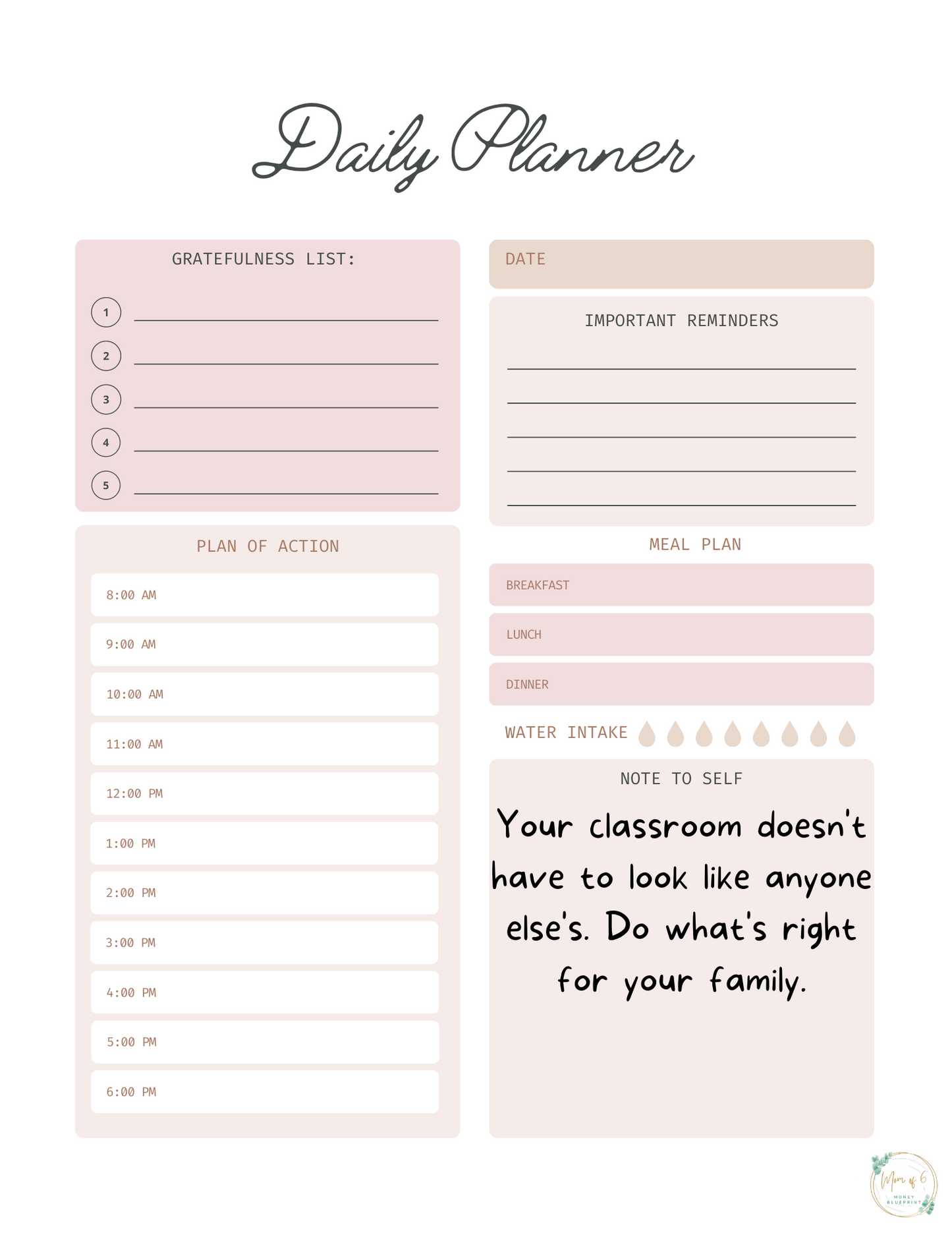 Digital Homeschool Planner