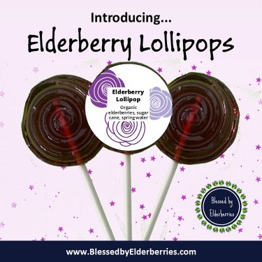 Elderberry Lollipops