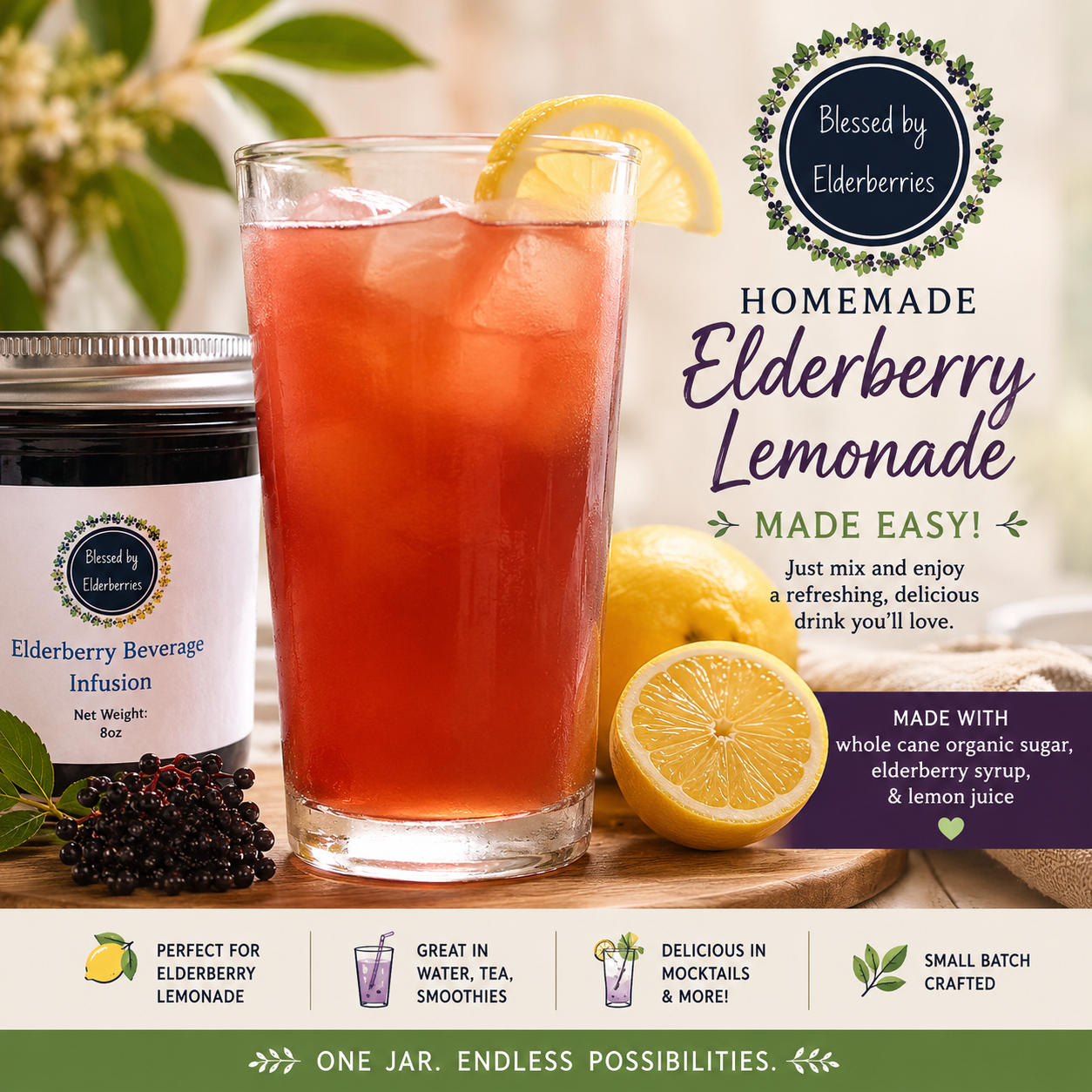 Elderberry Beverage Enhancer