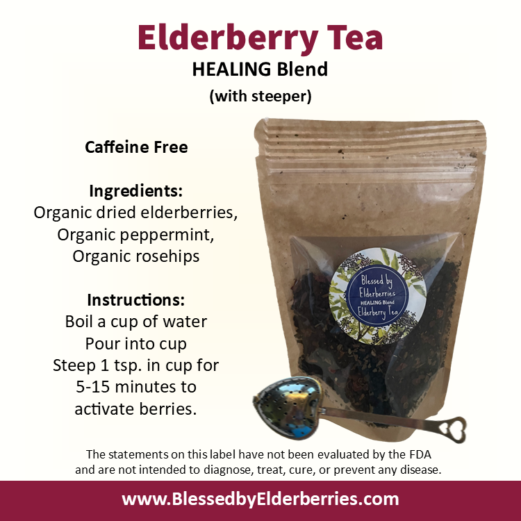 Healing blend Elderberry tea
