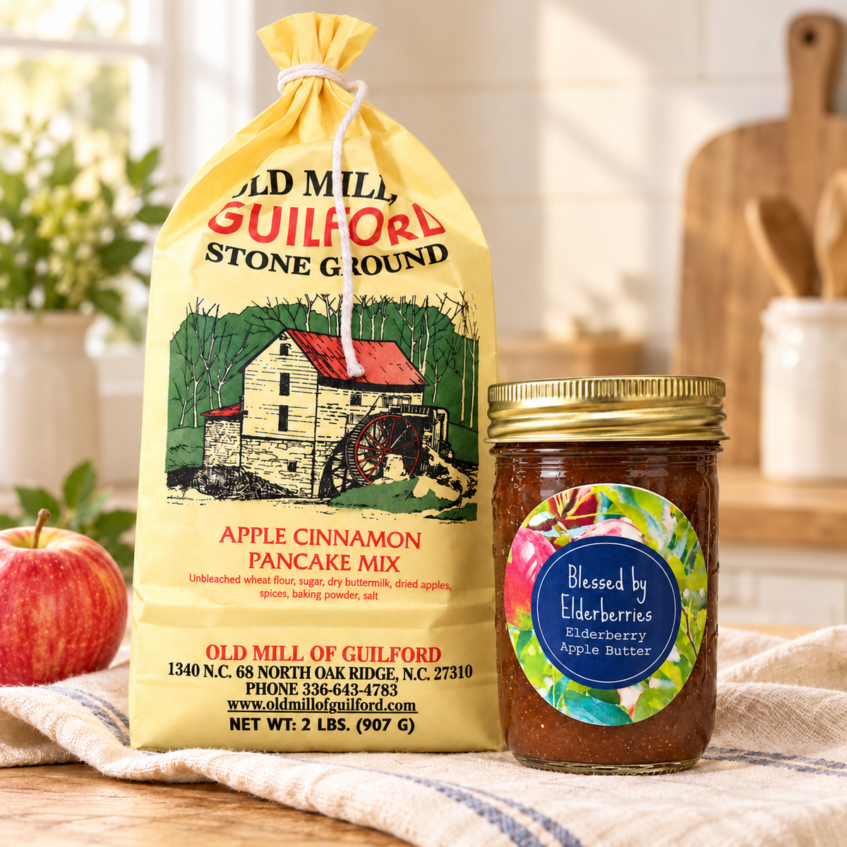 Elderberry Apple Butter – 8 oz