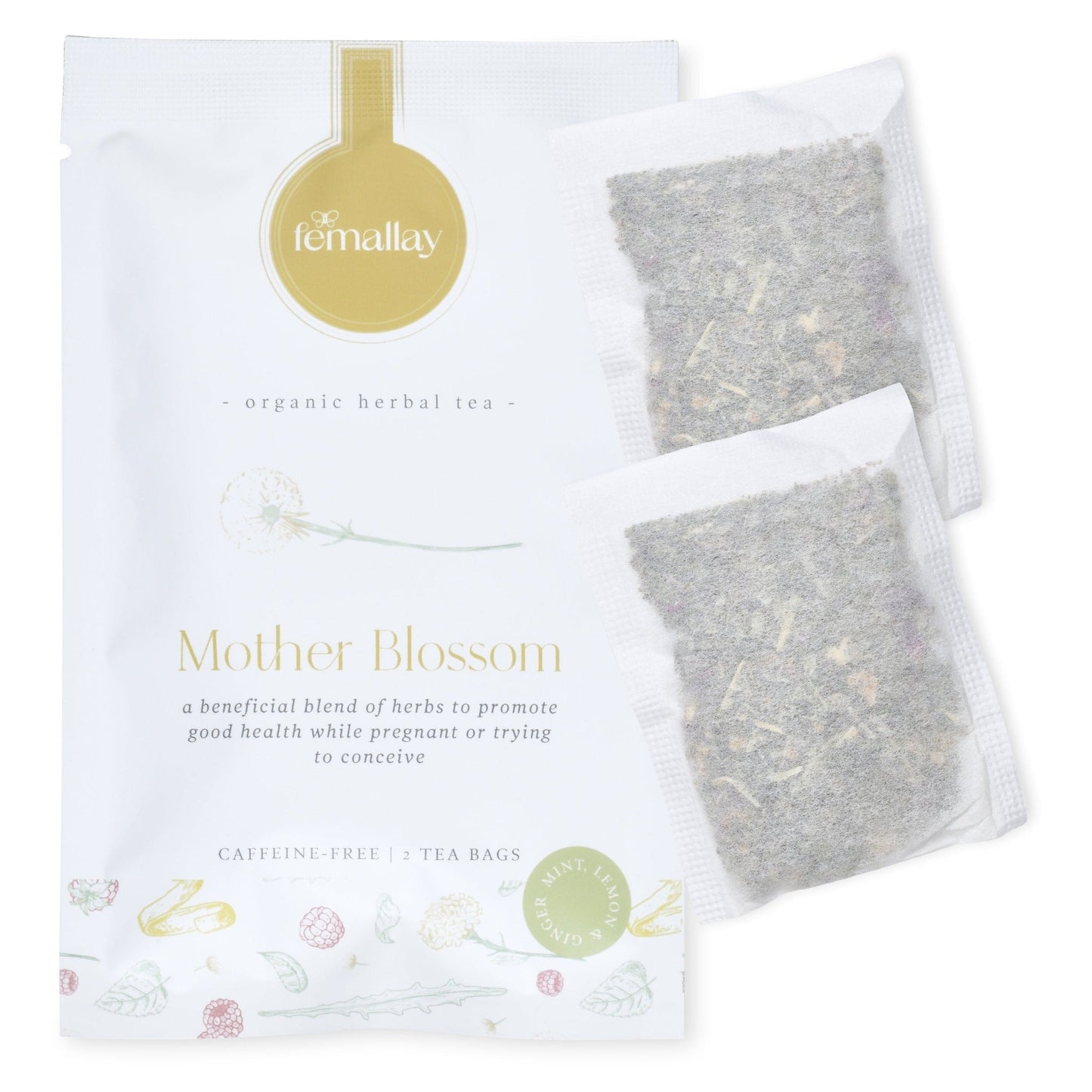 Organic Mother Blossom Loose Leaf Herbal Tea - Pregnancy Support Blend