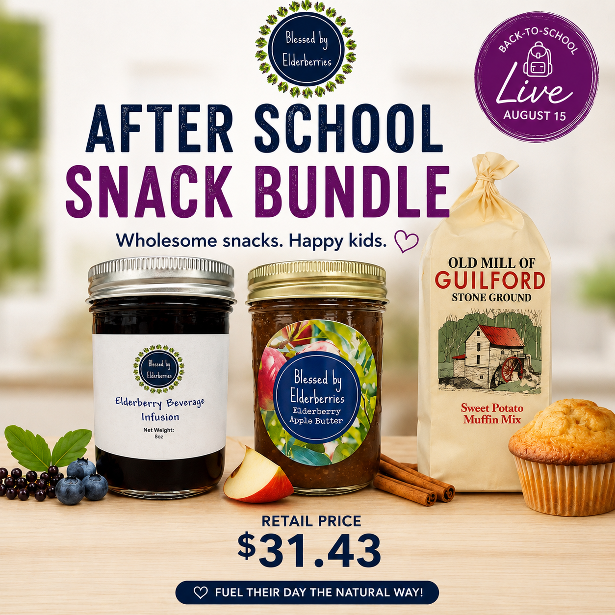 Afterschool Snack Back to School Bundle