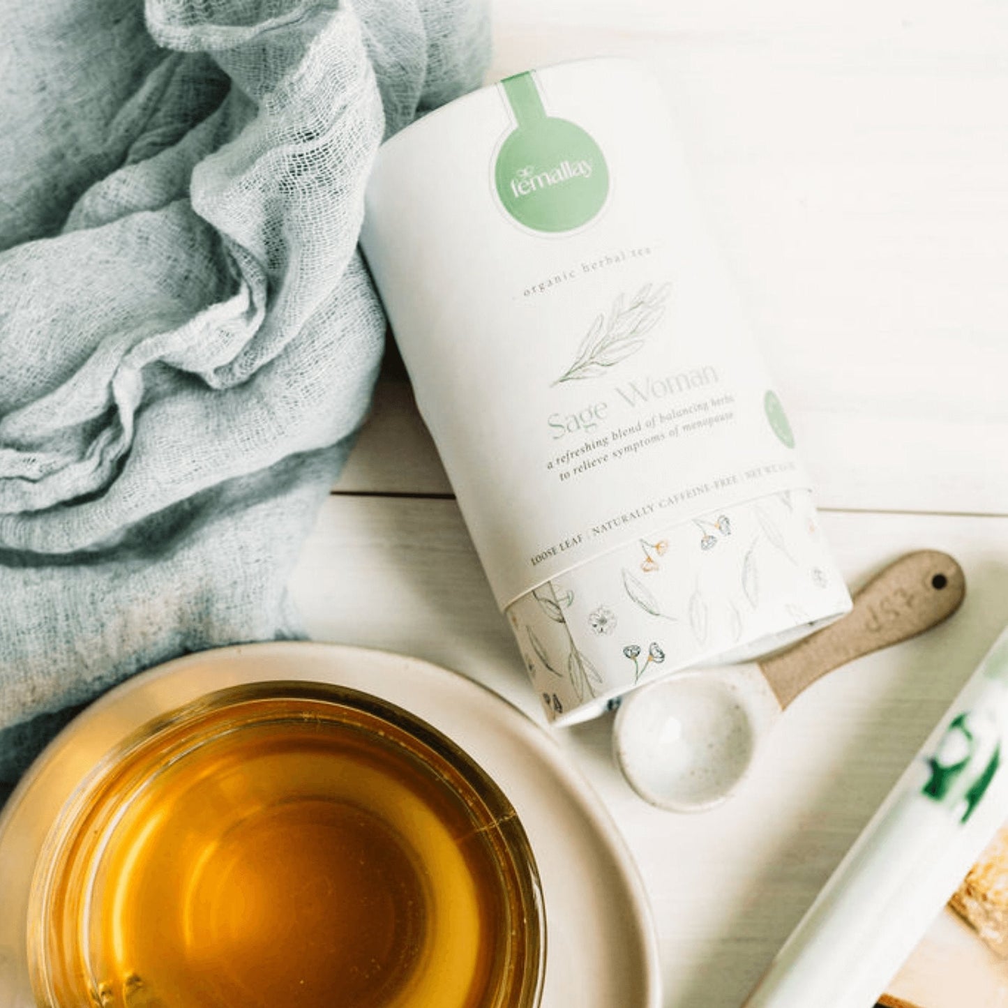 Organic Sage Woman Loose Leaf Herbal Tea - Menopause Relief Blend