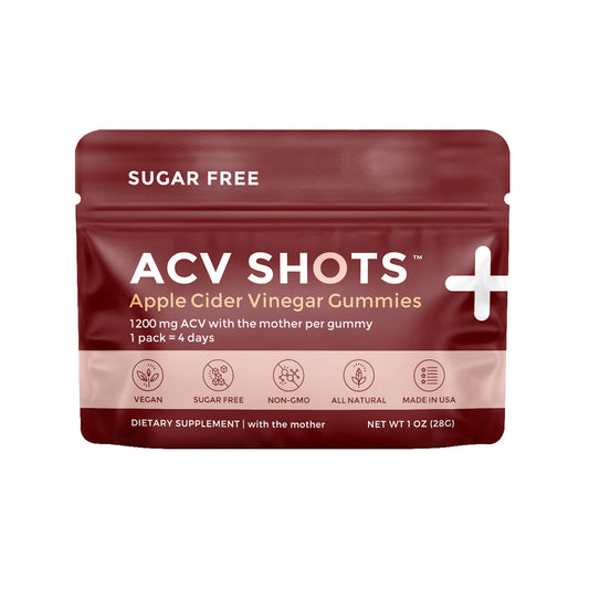 Apple Cider Vinegar Shots SUGAR FREE 48-Servings | 12-Pack