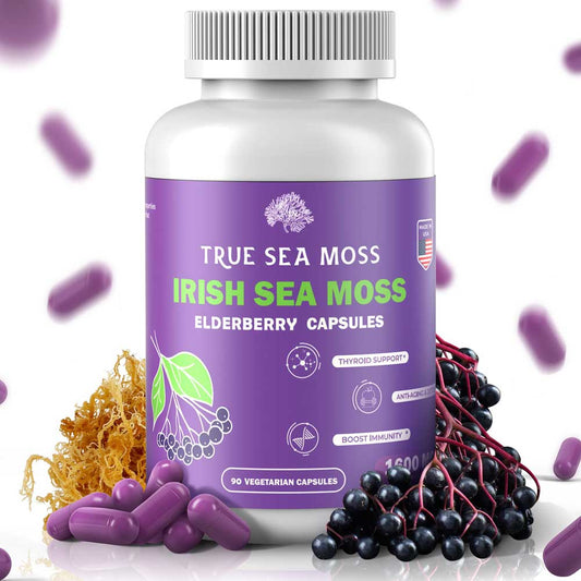 ELDERBERRY NATURAL SEA MOSS CAPSULES