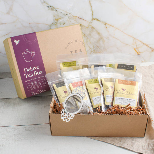 Deluxe Tea Gift Box (10 Teas + Infuser Gift Set)