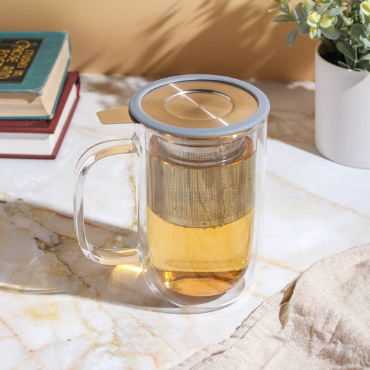 Perfect Tea Mug with Infuser & Lid