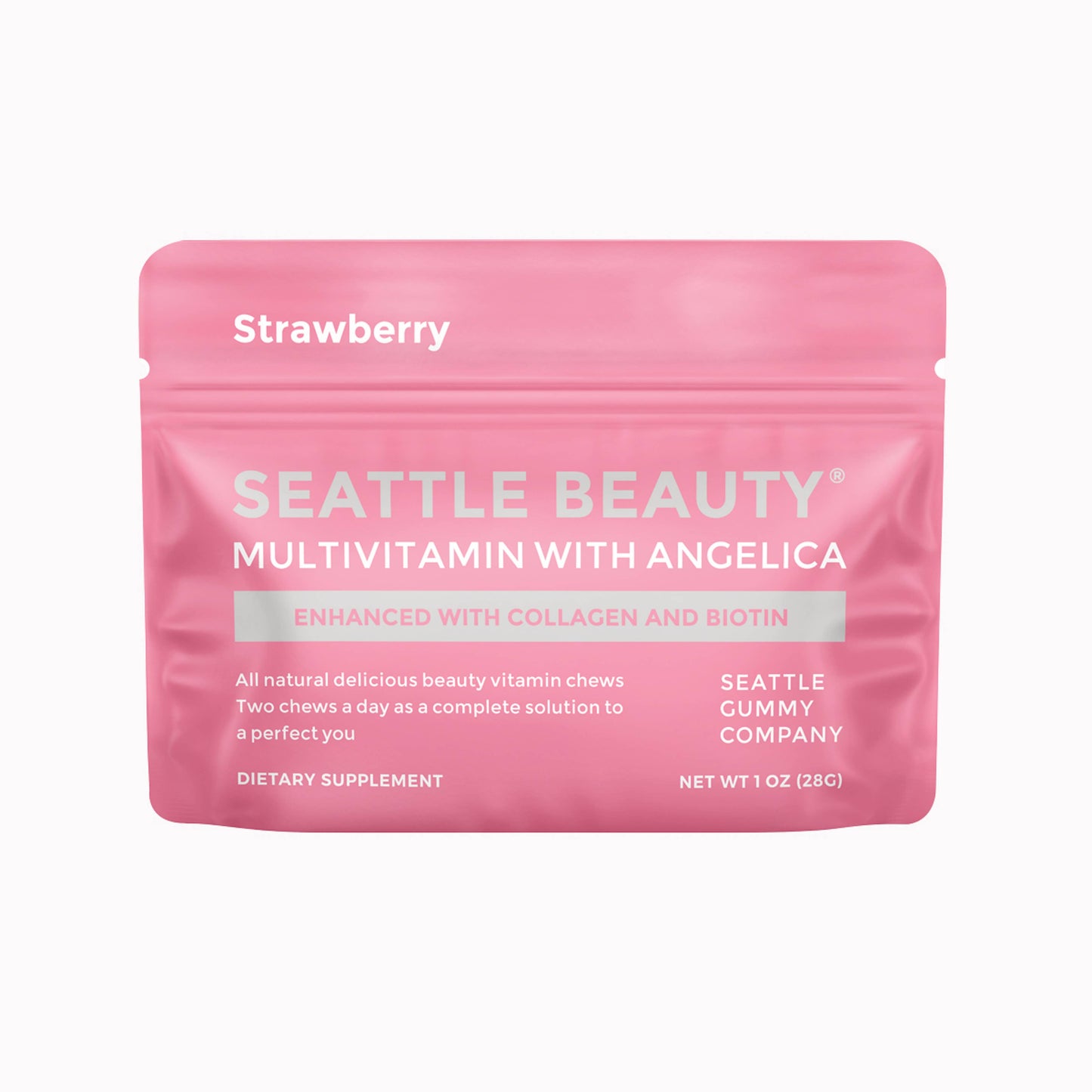 Beauty Gummy Multivitamin with Angelica |12-pack,Strawberry