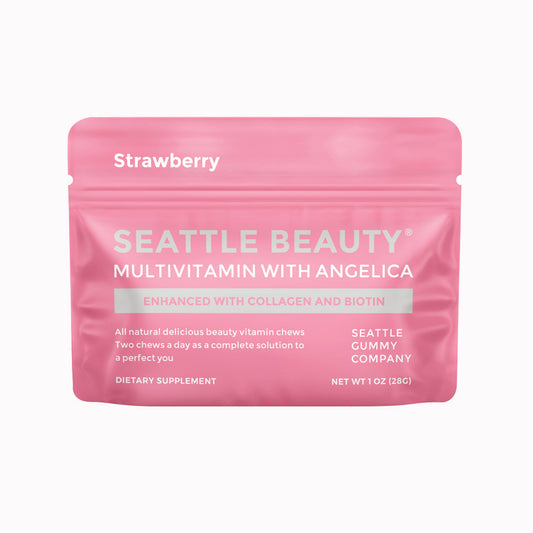 Beauty Gummy Multivitamin with Angelica |12-pack,Strawberry