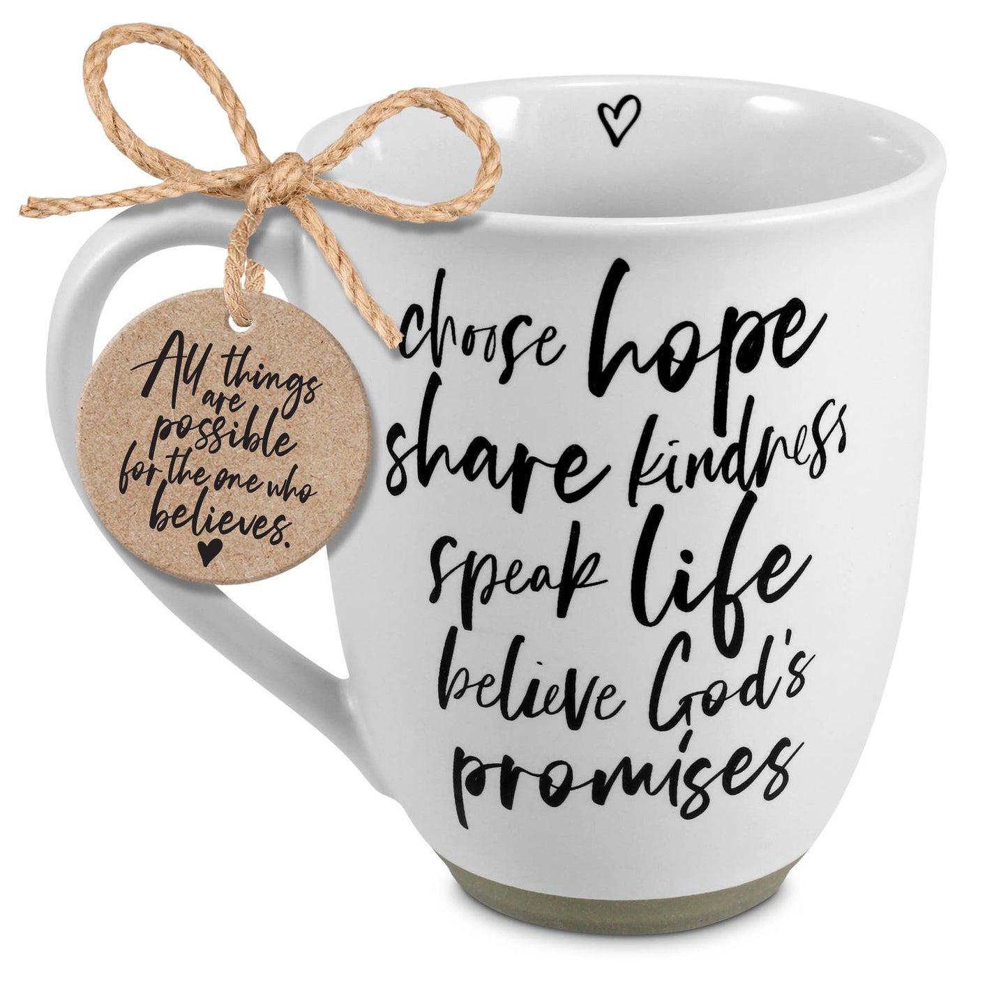 Mug Today I Will Choose Hope White 20 Oz