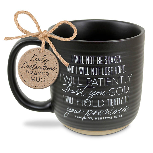 Coffee Mug Amen Not Shaken Brown 20 Oz