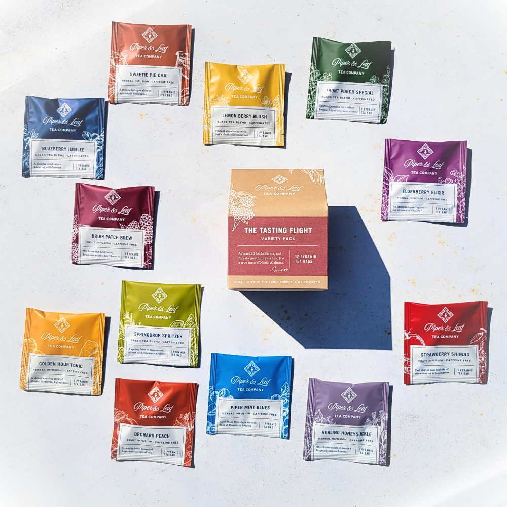 The Tea Tasting Flight Variety Box – Blessed by Elderberries